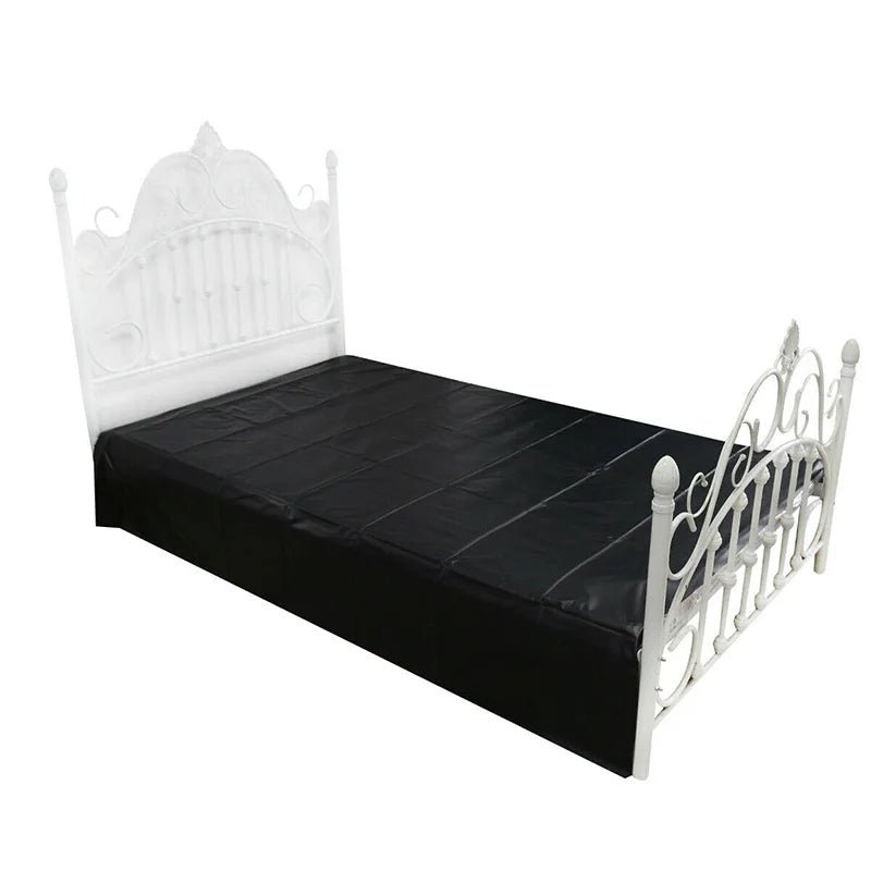 PVC Wetlook Bed Sheet Sex Mattress Cover Waterproof Adult Couples Game Bedding Sheets