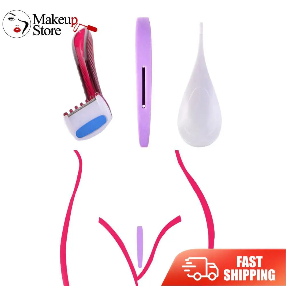 Women Bikini Dedicated Privates Shaving Stencil Sexy Female Pubic Hair Razor Intimate Shaping Tool