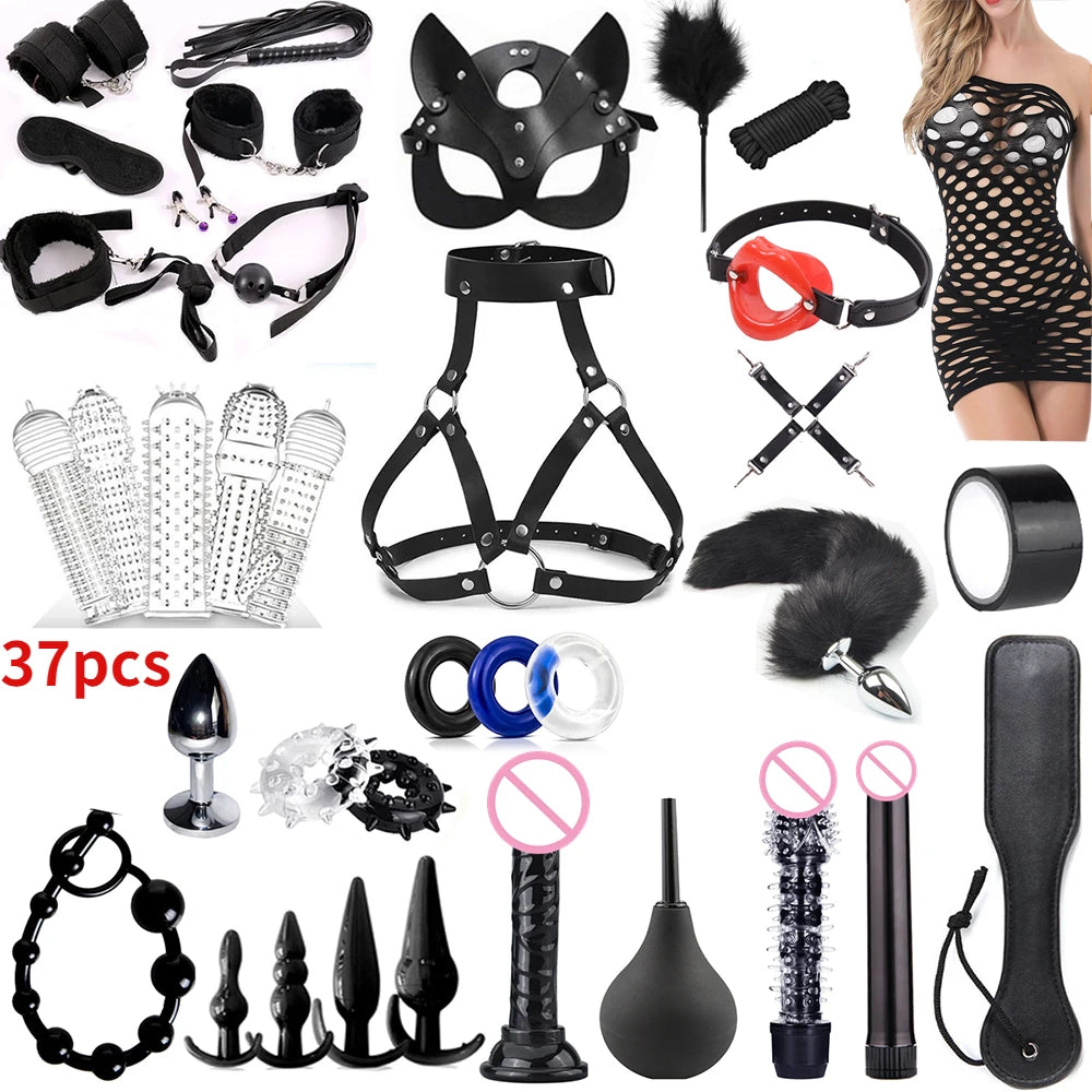 44 Cm PU Leather Whip, Whip Plush, Nylon Plush, Sex Handcuffs, Slave Restraint, Exotic Accessories, Toy Couple, Adult Game Play