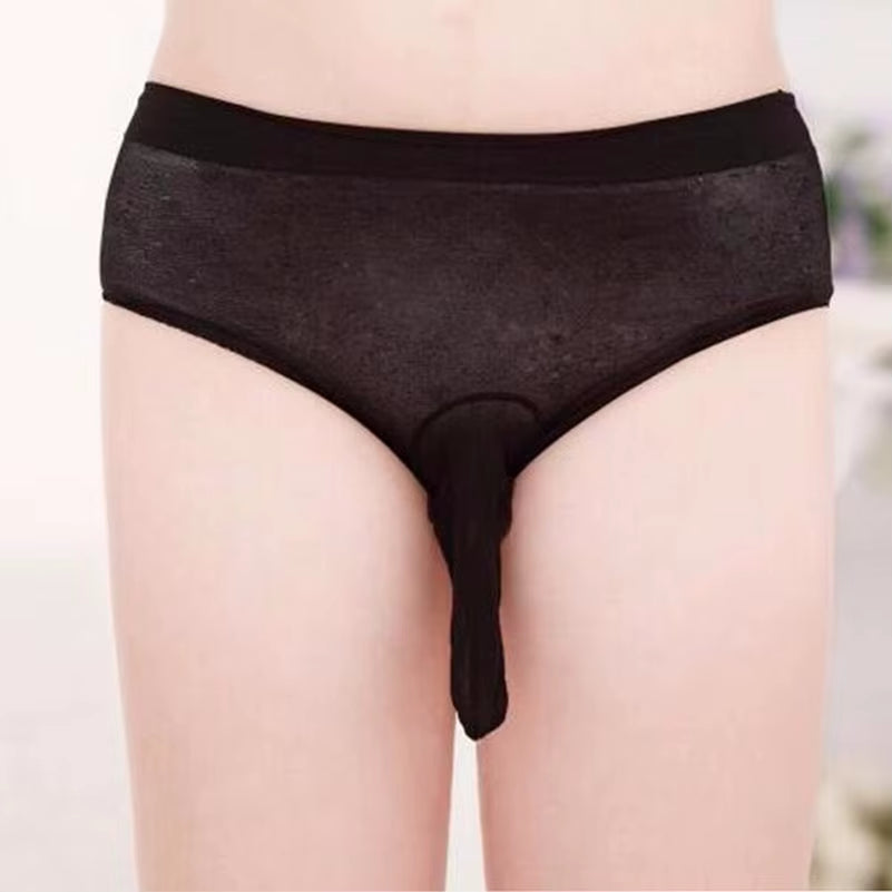 Candiway Men Mini Panty Lover Briefs Sexy Lingerie Bodysuit G-String Underpant Elephant Cartoon Pattern More Adult Fun Sex Game