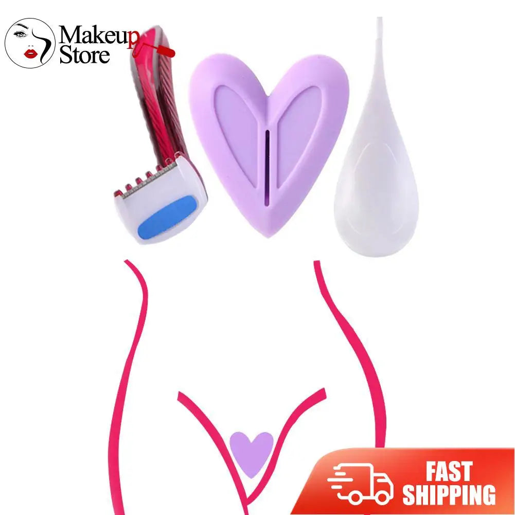 Women Bikini Dedicated Privates Shaving Stencil Sexy Female Pubic Hair Razor Intimate Shaping Tool