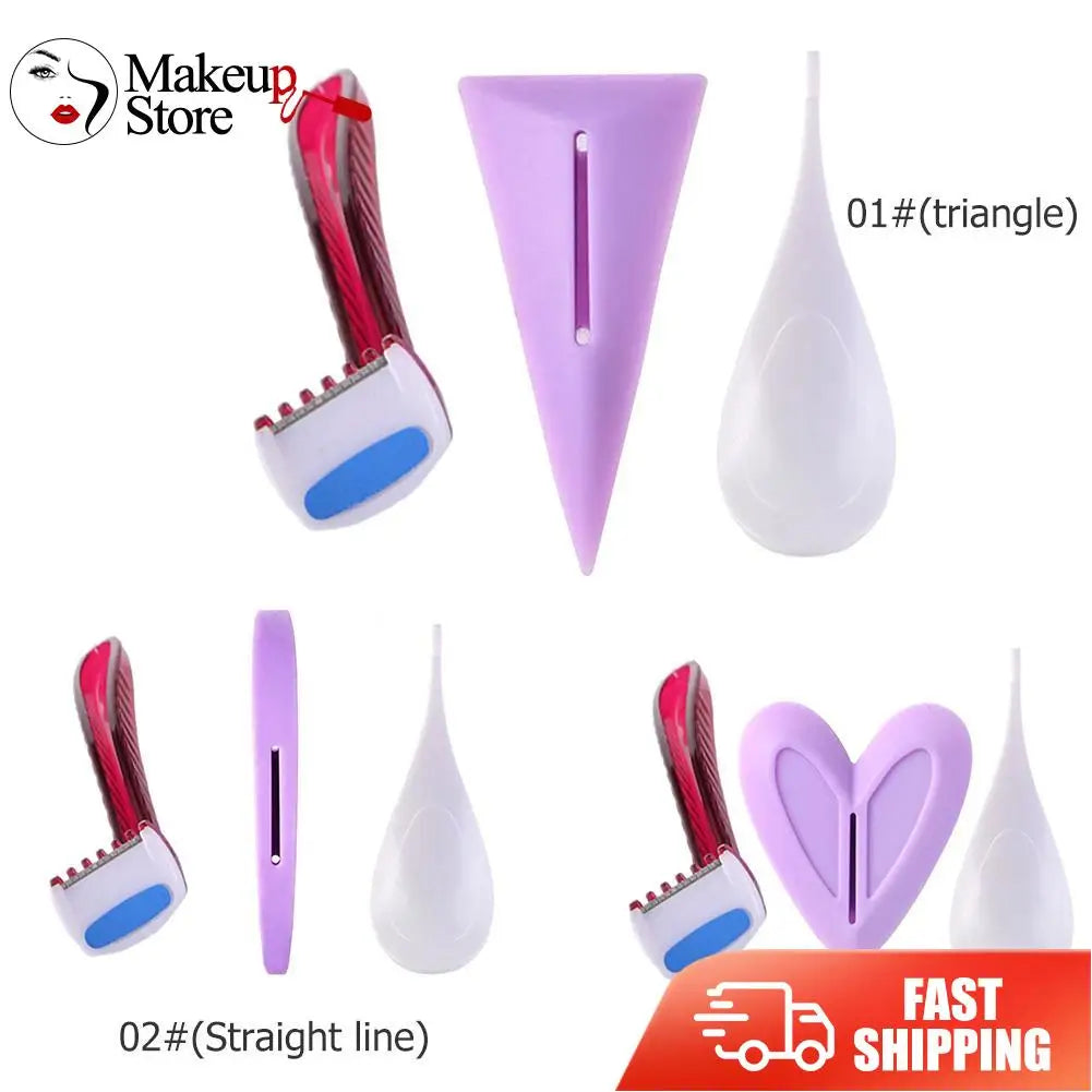 Women Bikini Dedicated Privates Shaving Stencil Sexy Female Pubic Hair Razor Intimate Shaping Tool