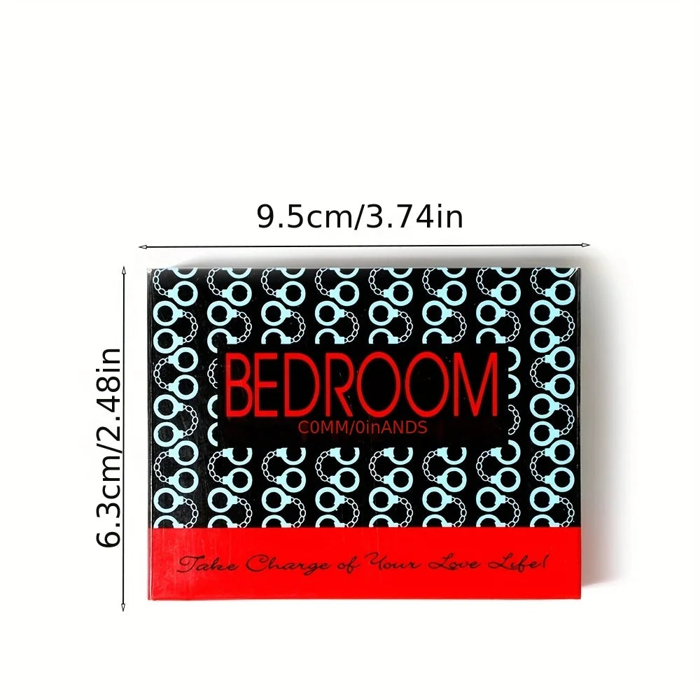 Bedroom Commands Card Game Includes 108 Game Cards Fun Party for Couple, Gaming Gift