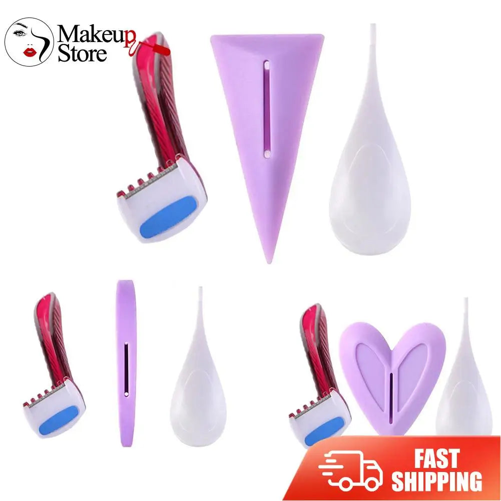 Women Bikini Dedicated Privates Shaving Stencil Sexy Female Pubic Hair Razor Intimate Shaping Tool