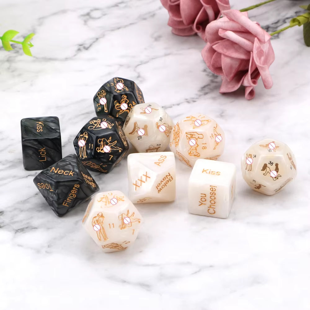 5 Pcs/Set Sex Dice Love Sexy Posture Humour Gambling Sex Erotic Products Adult Sex Toys Sex Toys for Couple